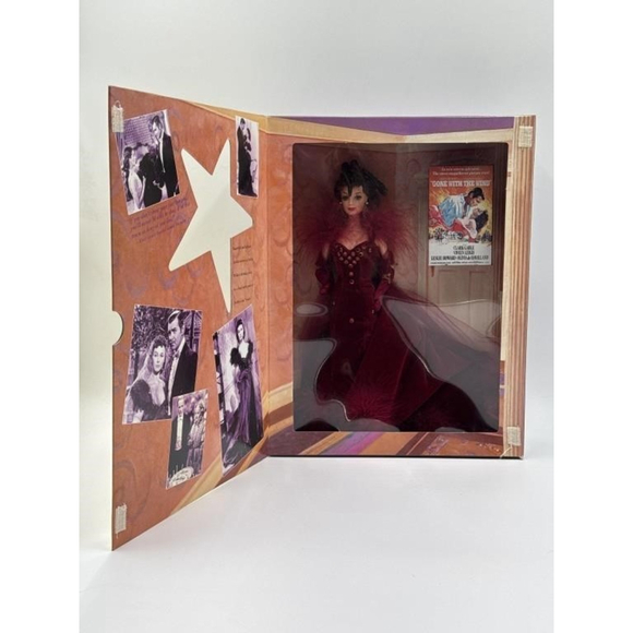 Barbie 94’ Scarlett O'Hara Barbie Doll Gone With The Wind Red Gown - Picture 1 of 6